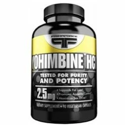 Weight Loss & Energy Primaforce Yohimbine HCl, 90 Vegetarian Capsules
