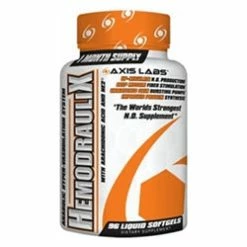 Muscle Building Axis Labs HemodrauliX, 96 Liquid Softgels