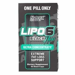 Nutrex Research Weight Loss & Energy Nutrex Lipo-6 Black Hers Ultra Concentrate, 60 Black-Caps