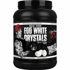 Rich Piana 5% Nutrition Real Food Egg White Crystals, 30 Servings Protein