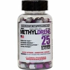 Cloma Pharma Laboratories Cloma Pharma MethylDrene-25 Elite, 100 Oil-Infused Capsules Weight Loss & Energy