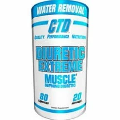 CTD Sports Diuretic Extreme, 80 Capsules Muscle Building