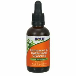 Now Foods Echinacea & Goldenseal Glycerite 2 Fl Oz Herbs
