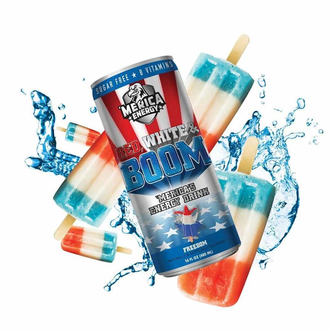 Top 10 ✨ 'Merica Labz Red, White, & Boom RTD's 12/Case 😉 4 'Merica Labz Red, White, & Boom RTD's 12/Case